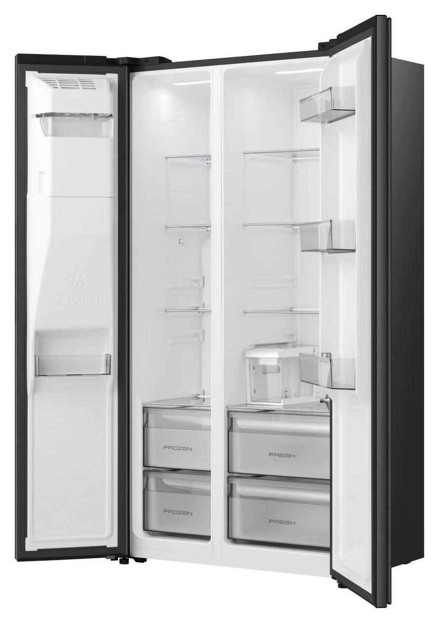 RS5P528STFE Side-by-Side Kühl-/ Gefrierkombination 347 l / 181 l 312 kWh NoFrost 1786 mm x 911 mm  (Schwarz) 