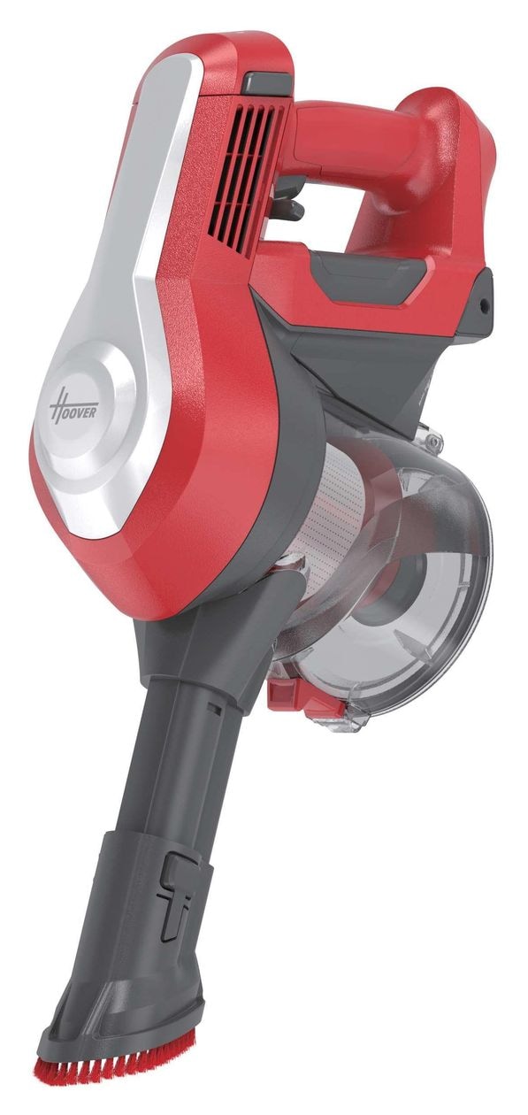 HF122RH011 Handstaubsauger Beutellos bis 40 min Laufzeit 22 V Stoff  (Rot, Silber) 