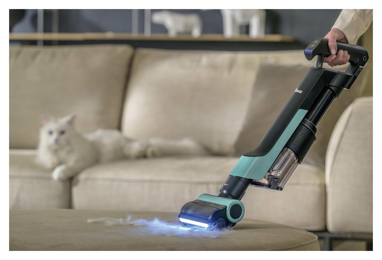 HF201P011 Handstaubsauger Beutellos bis 40 min Laufzeit 14,4 V EPA  (Blau) 