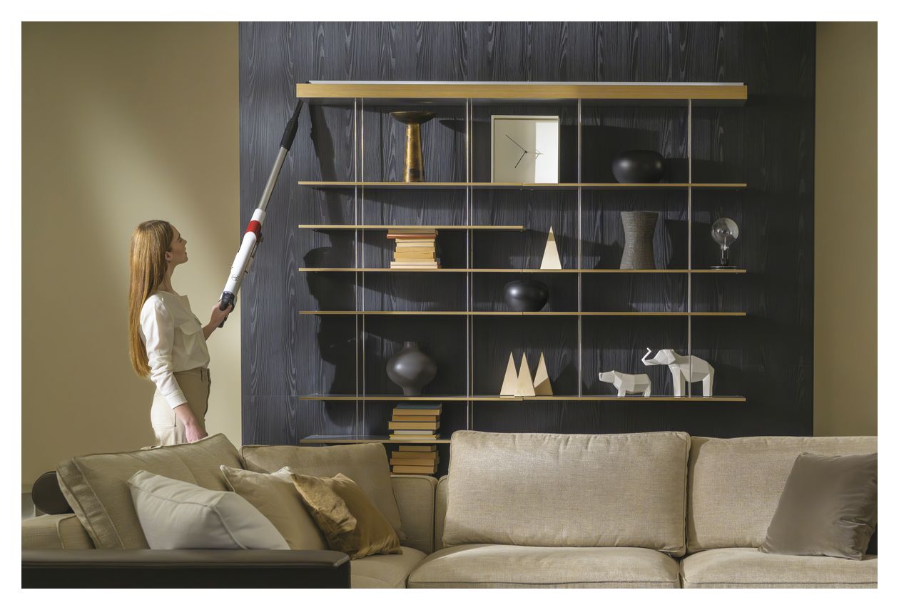 HF202H011 Handstaubsauger Beutellos bis 80 min Laufzeit 14,4 V EPA  (Rot) 