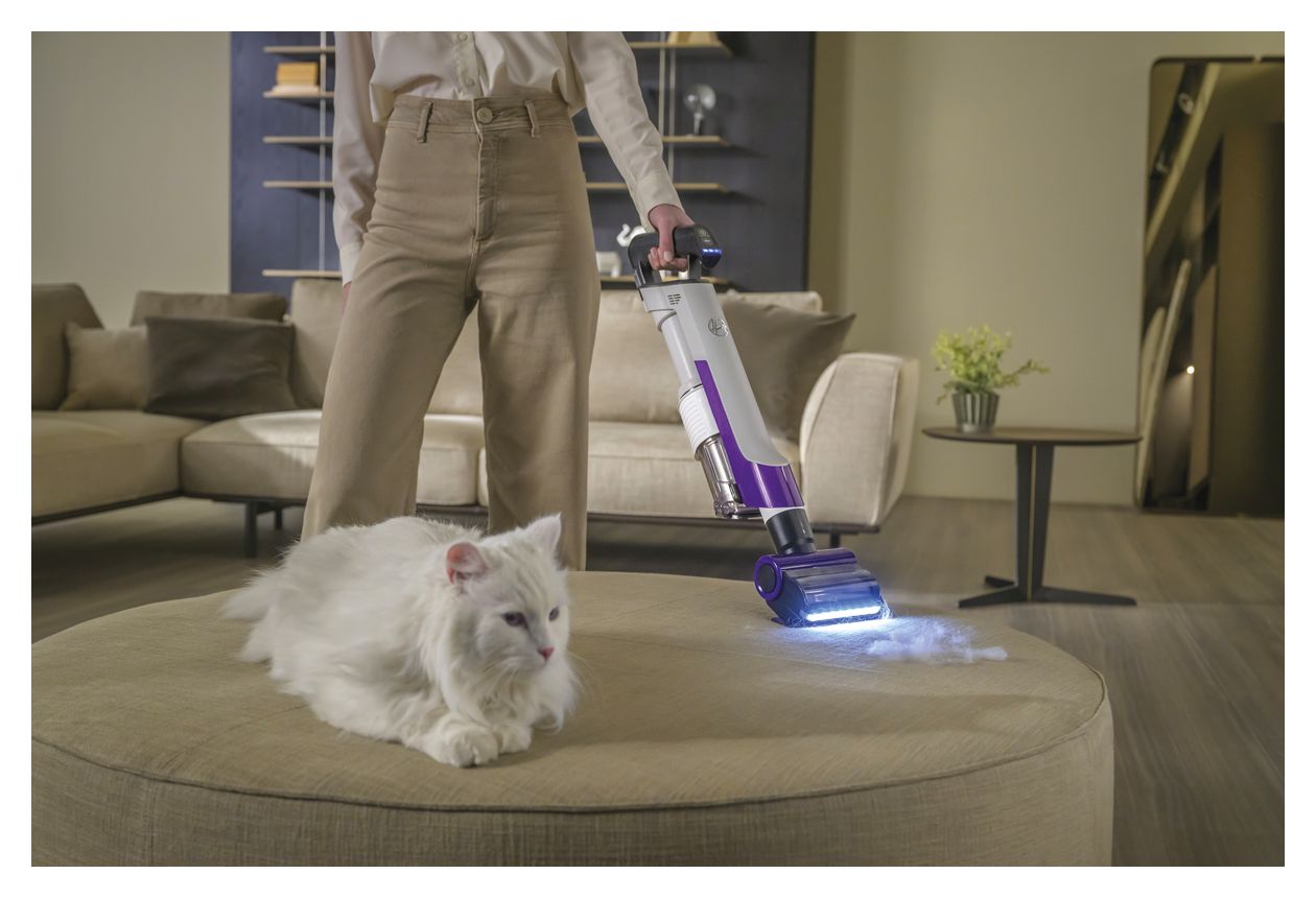 HF202P011 Handstaubsauger Beutellos bis 80 min Laufzeit 14,4 V EPA  (Violett) 