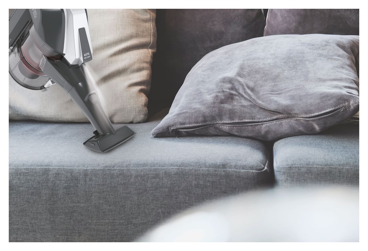 HF322TH011 Handstaubsauger Beutellos bis 40 min Laufzeit 22 V Stoff  (Titan) 