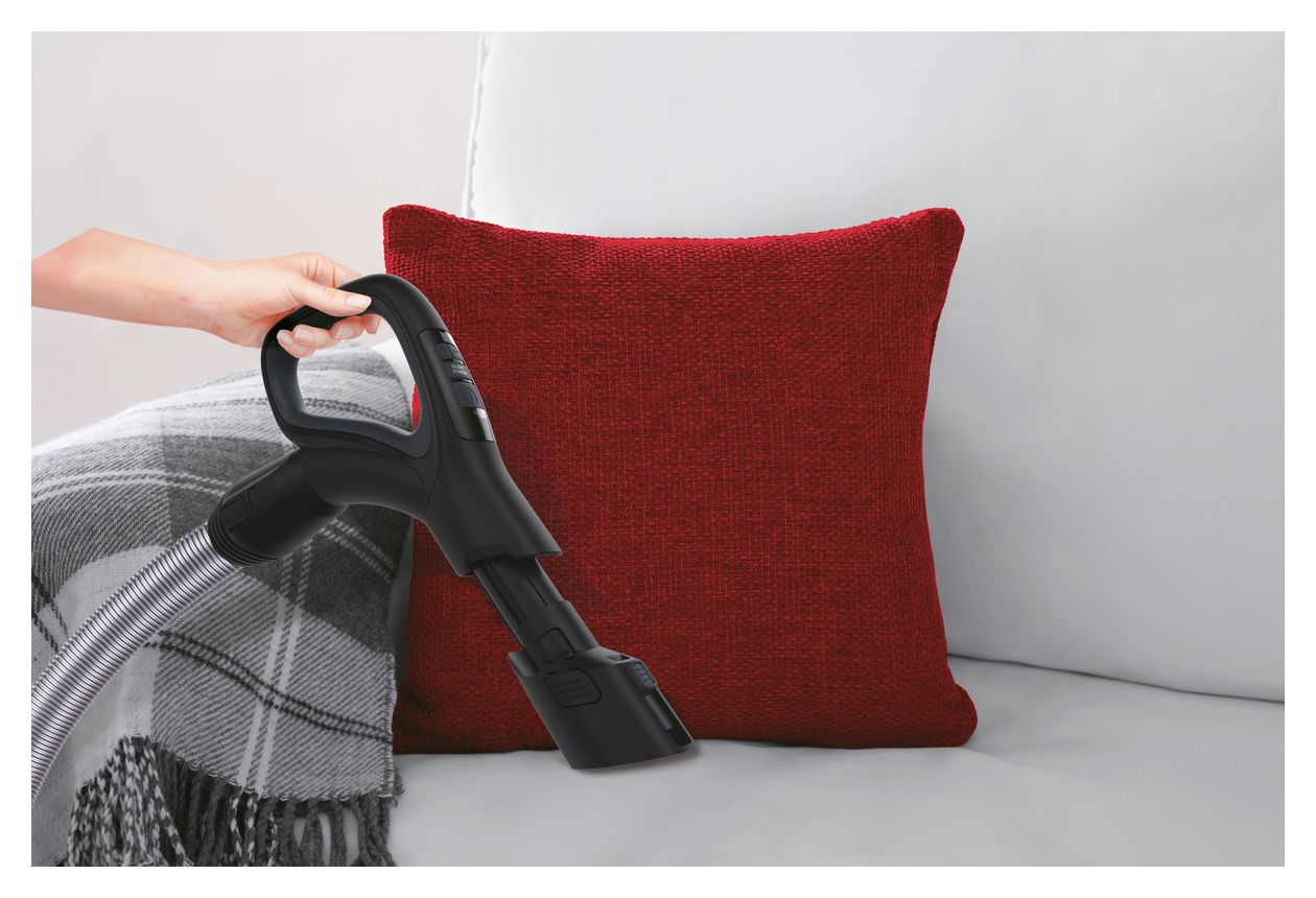 HP730ALG Bodenstaubsauger Beutellos 850 W Allergy Plus, HEPA  (Schwarz) 