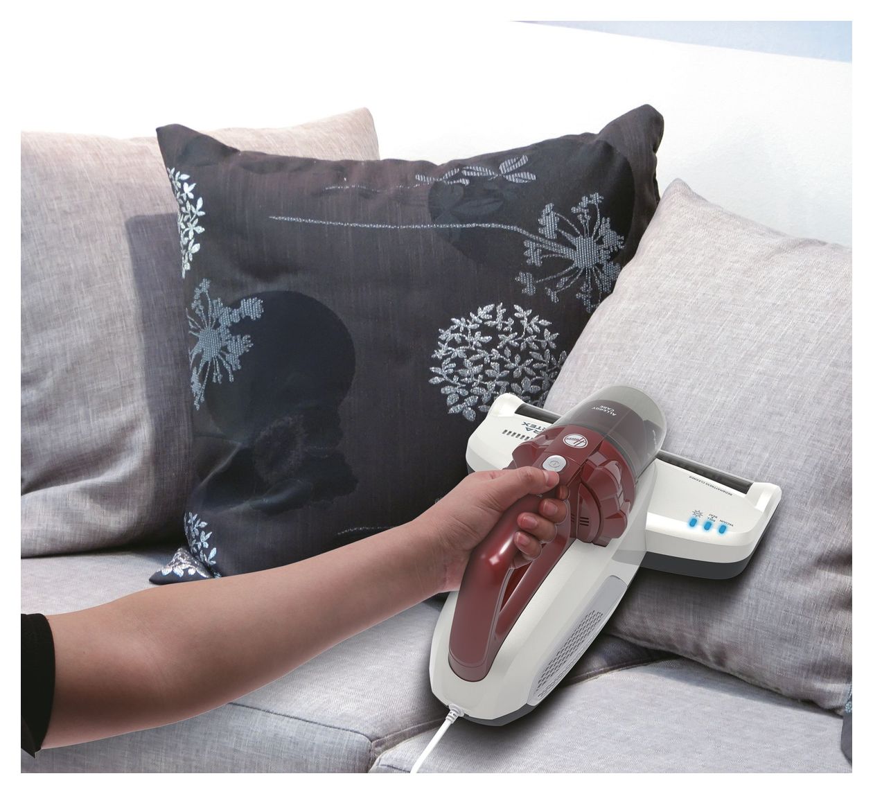 MBC500UV Milbensauger Handstaubsauger Beutellos  (Rot) 