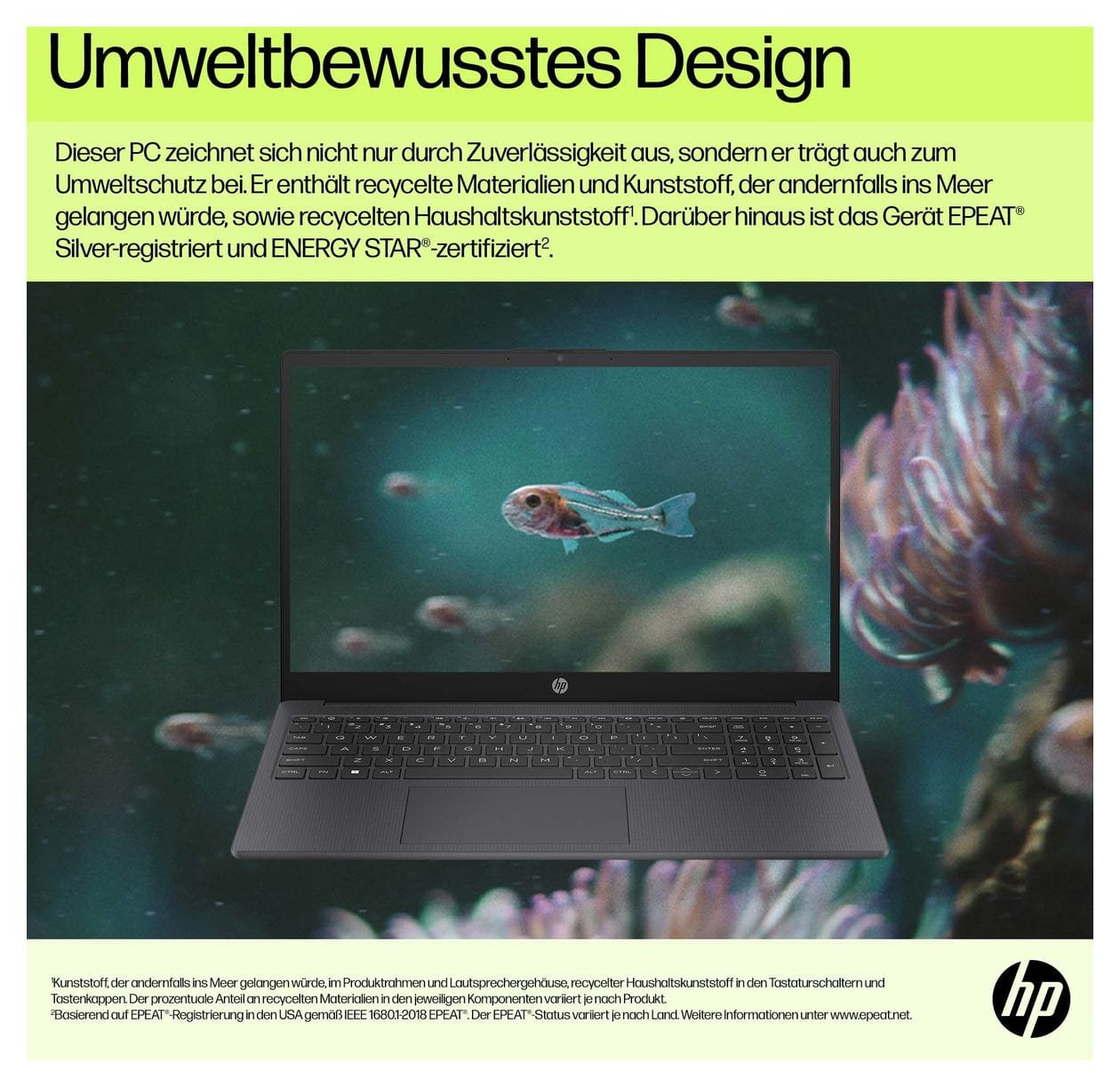 15-fd1555ng Full HD Notebook 39,6 cm (15.6 Zoll) 1920 x 1080 Pixel 1 TB SSD Windows 11 Home Intel Core Ultra 5 max. 4,5 GHz  (Silber) 