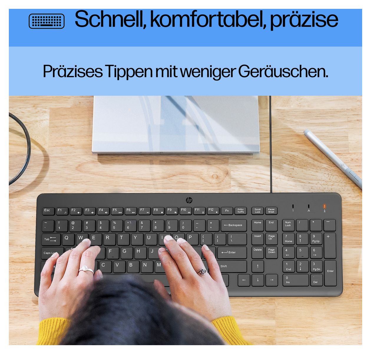 150 Universal Tastatur USB  (Schwarz) 