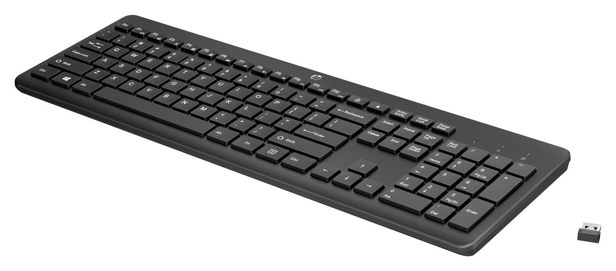 230 Universal Tastatur RF Wireless 2.4 GHz  (Schwarz) 