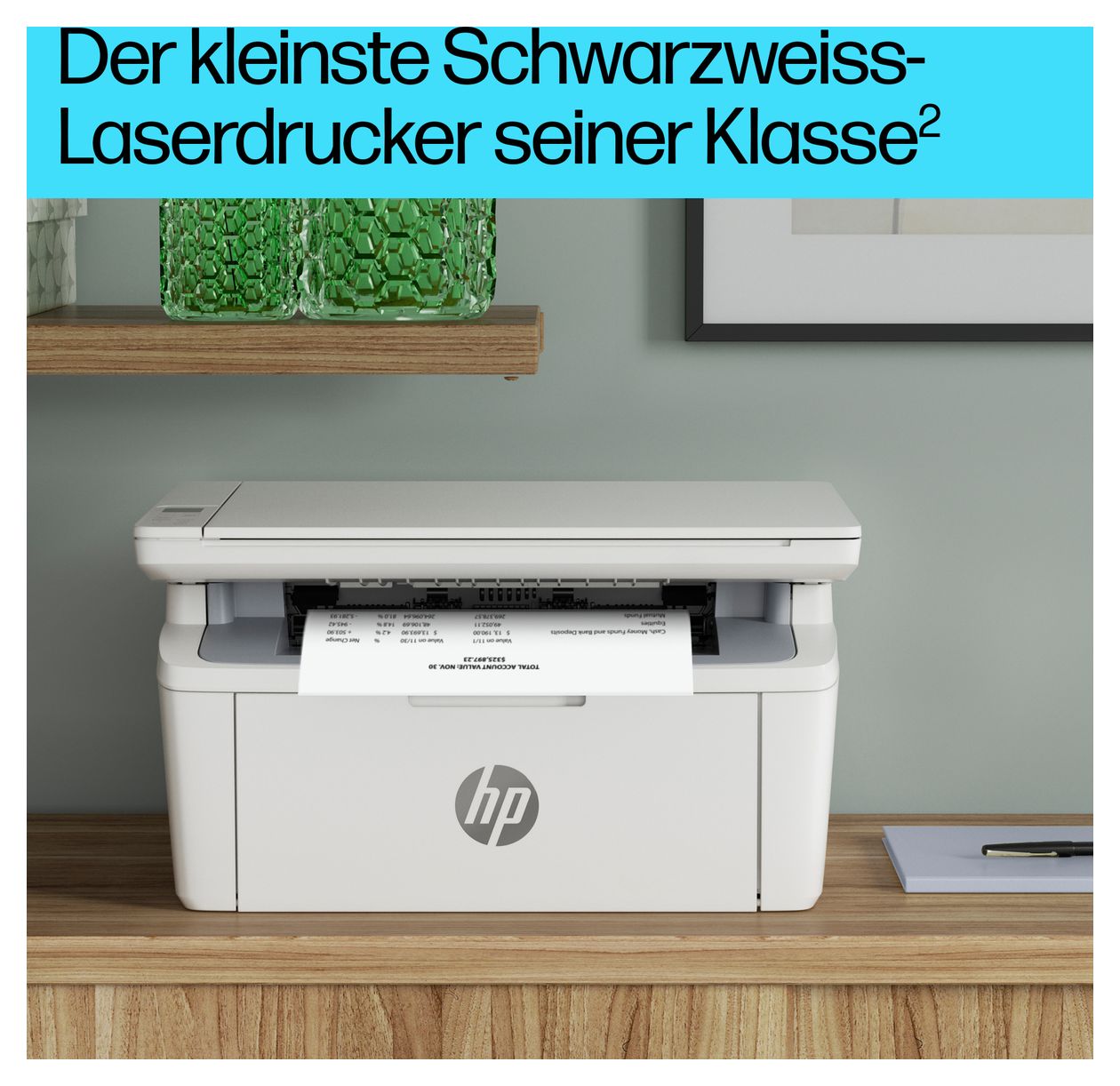 LaserJet MFP M140w All in One A4 Laser Drucker 600 x 600 DPI 20 Seiten pro Minute 