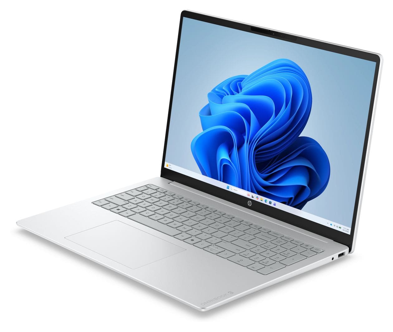 OmniBook 3 16-by0531ng 2K Ultra HD Notebook 40,6 cm (16 Zoll) 1920 x 1200 Pixel 512 GB SSD Windows 11 Home AMD Ryzen 3 max. 4,1 GHz  (Grau, Silber) 