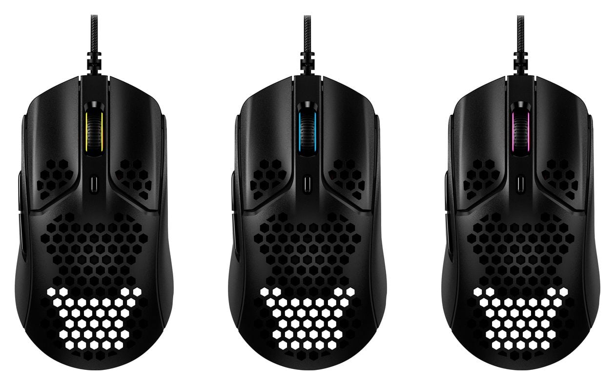 HyperX Pulsefire Haste 16000 DPI Gaming Maus Optisch  (Schwarz) 