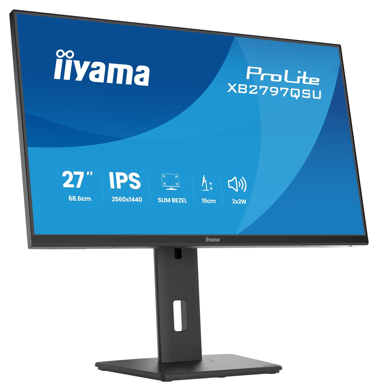 ProLite XB2797QSU-B1 Quad HD Monitor 68,6 cm (27 Zoll) 16:9 1 ms 350 cd/m²  (Schwarz) 