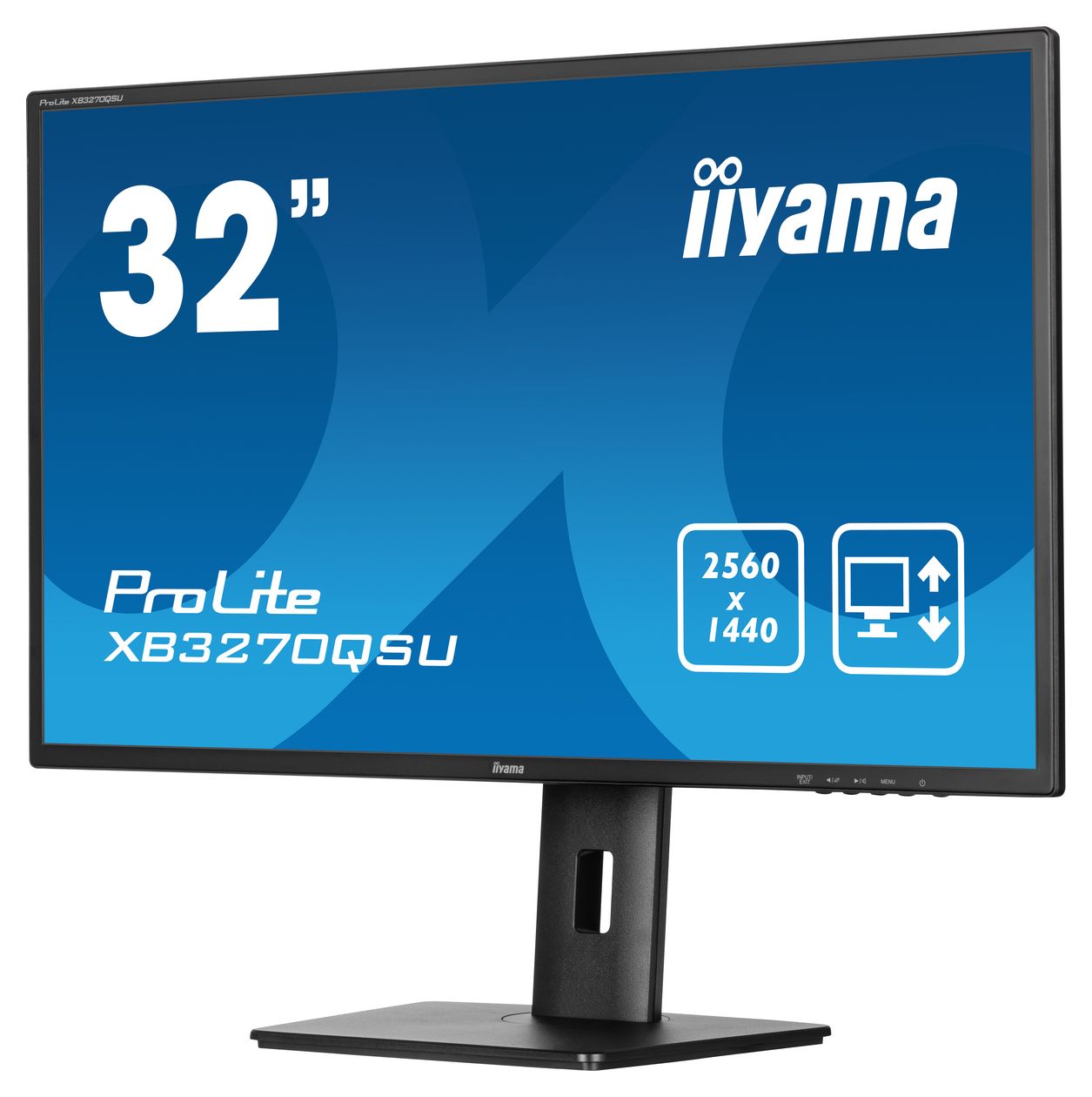 ProLite XB3270QSU-B1 Quad HD Monitor 80 cm (31.5 Zoll) 16:9 3 ms 250 cd/m²  (Schwarz) 