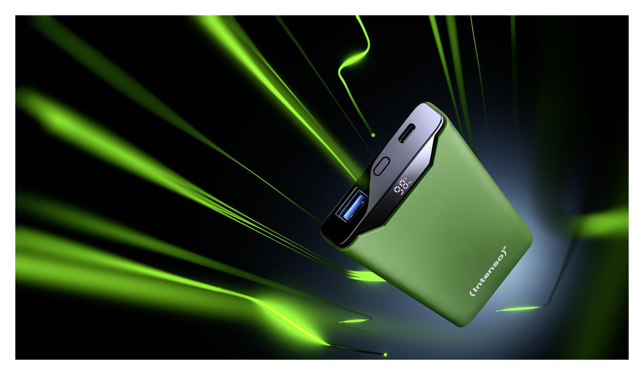 F 10000 mAh Powerbank  (Grün) 