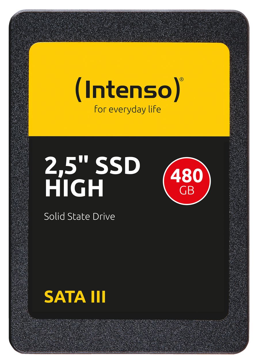 High Performance 480 GB SSD Serial ATA III 2.5"  (Schwarz) 