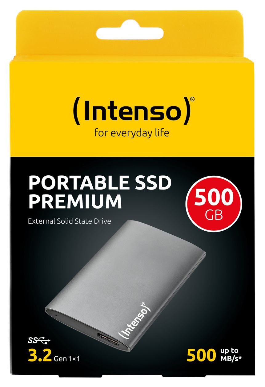 Portable Premium Edition 500 GB SSD 1.8"  (Anthrazit) 