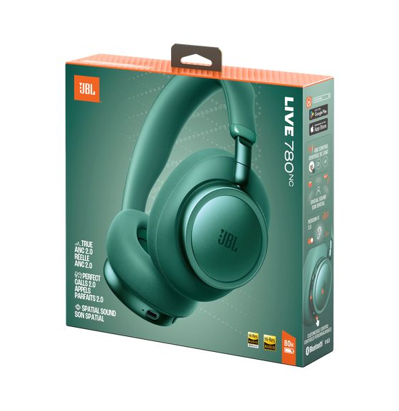 Live 780NC Over Ear Bluetooth Kopfhörer kabelgebunden&kabellos  (Grün) 