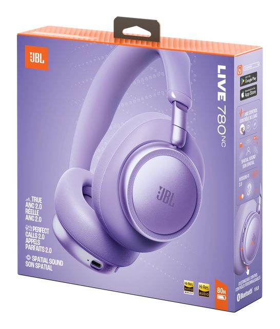 Live 780NC Over Ear Bluetooth Kopfhörer kabelgebunden&kabellos  (Violett) 