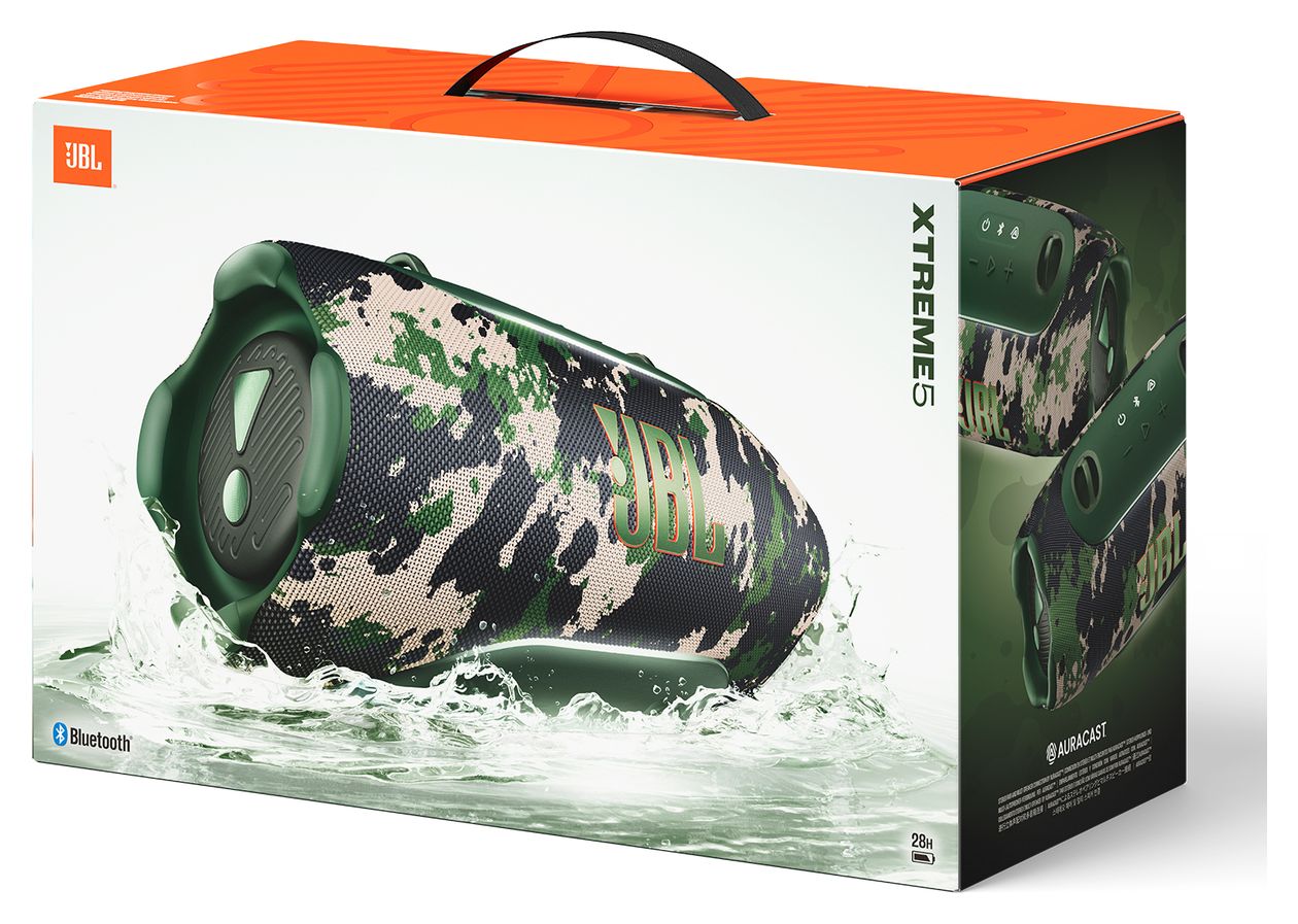 Xtreme 5 130 W Bluetooth Lautsprecher IP68 Laufzeit bis 28 h  (Grün, Khaki) 