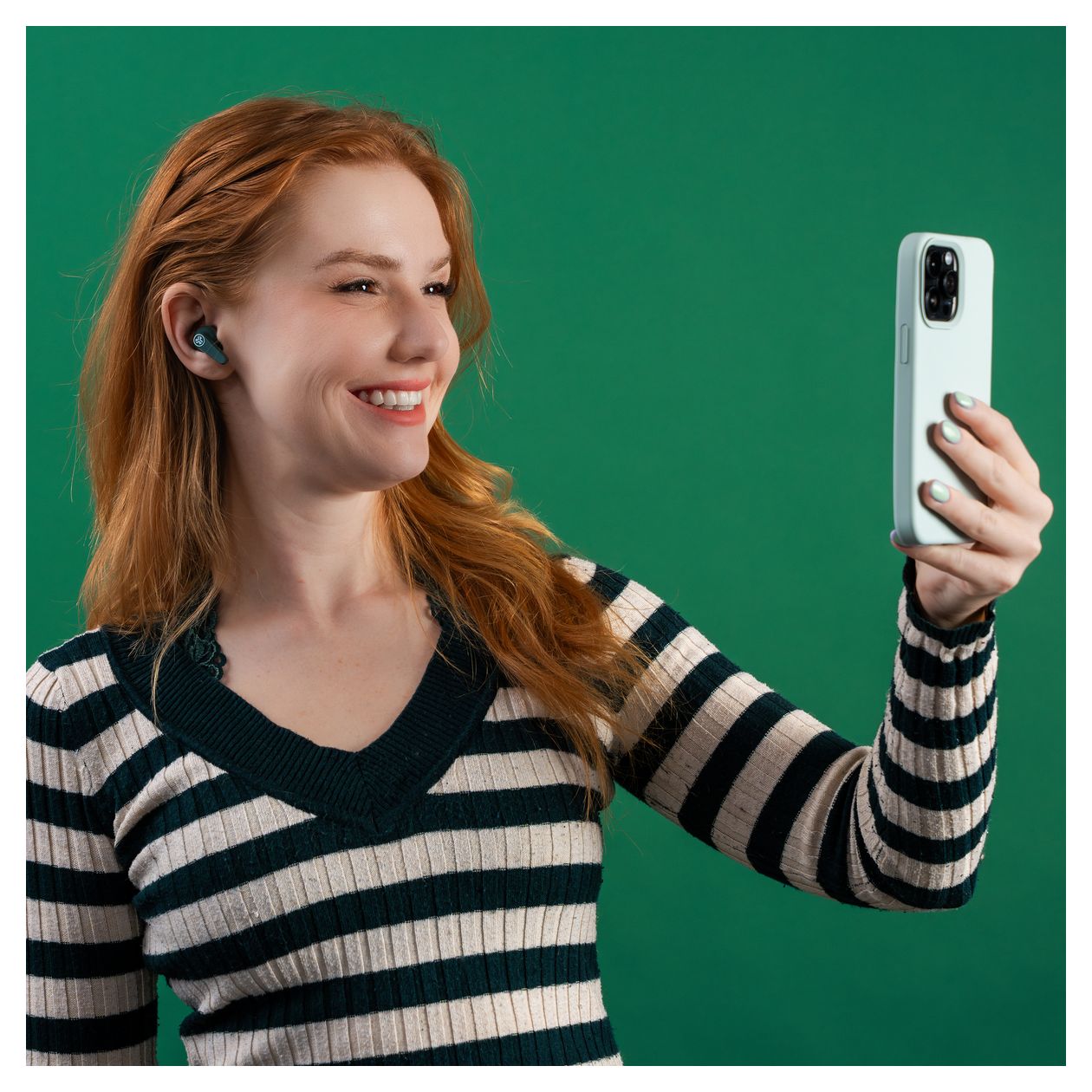 Go Pods ANC In-Ear Bluetooth Kopfhörer Kabellos TWS 26 h Laufzeit IP55  (Grün) 