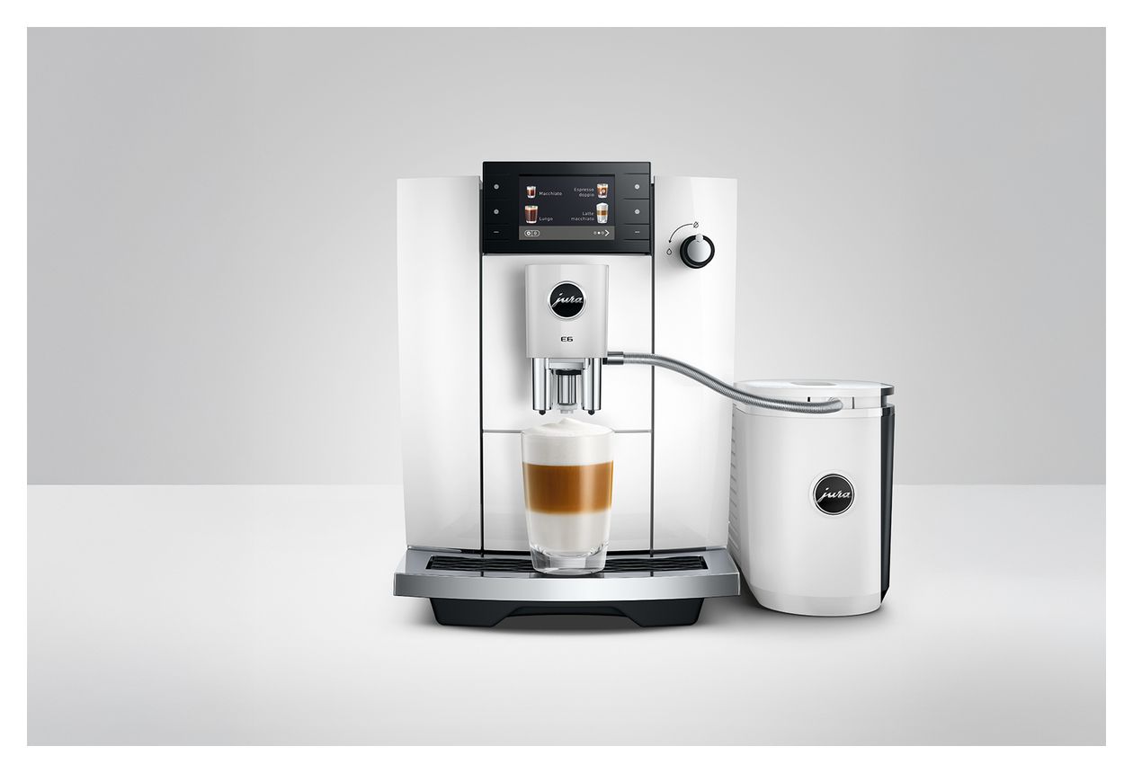 E6 Kaffeevollautomat 15 bar 1,9 l AutoClean (Piano White (ED)) 