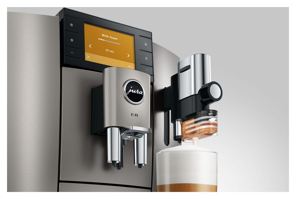 E8 Kaffeevollautomat 15 bar 1,9 l AutoClean  (Silber) 