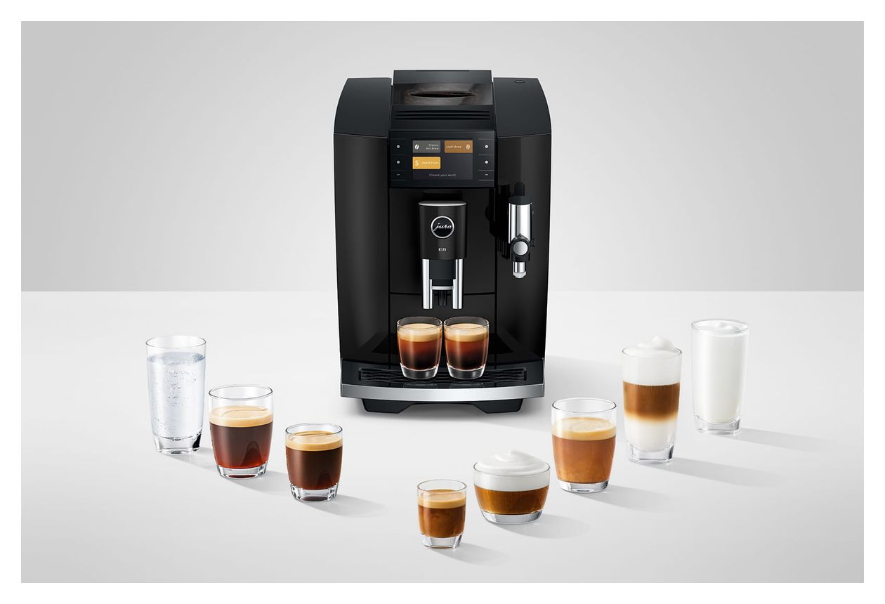 E8 Kaffeevollautomat 15 bar 1,9 l AutoClean  (Schwarz) 