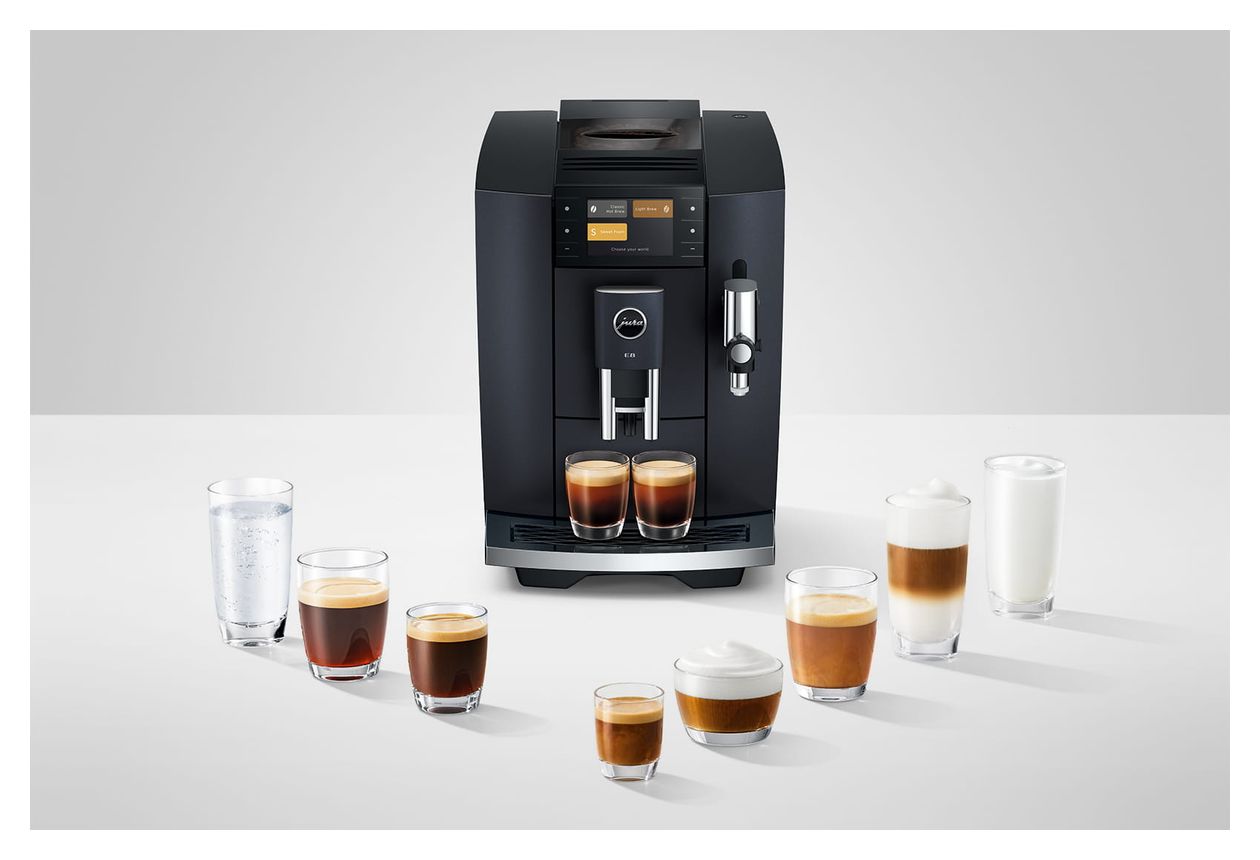 E8 Kaffeevollautomat 15 bar 1,9 l AutoClean  (Schwarz) 