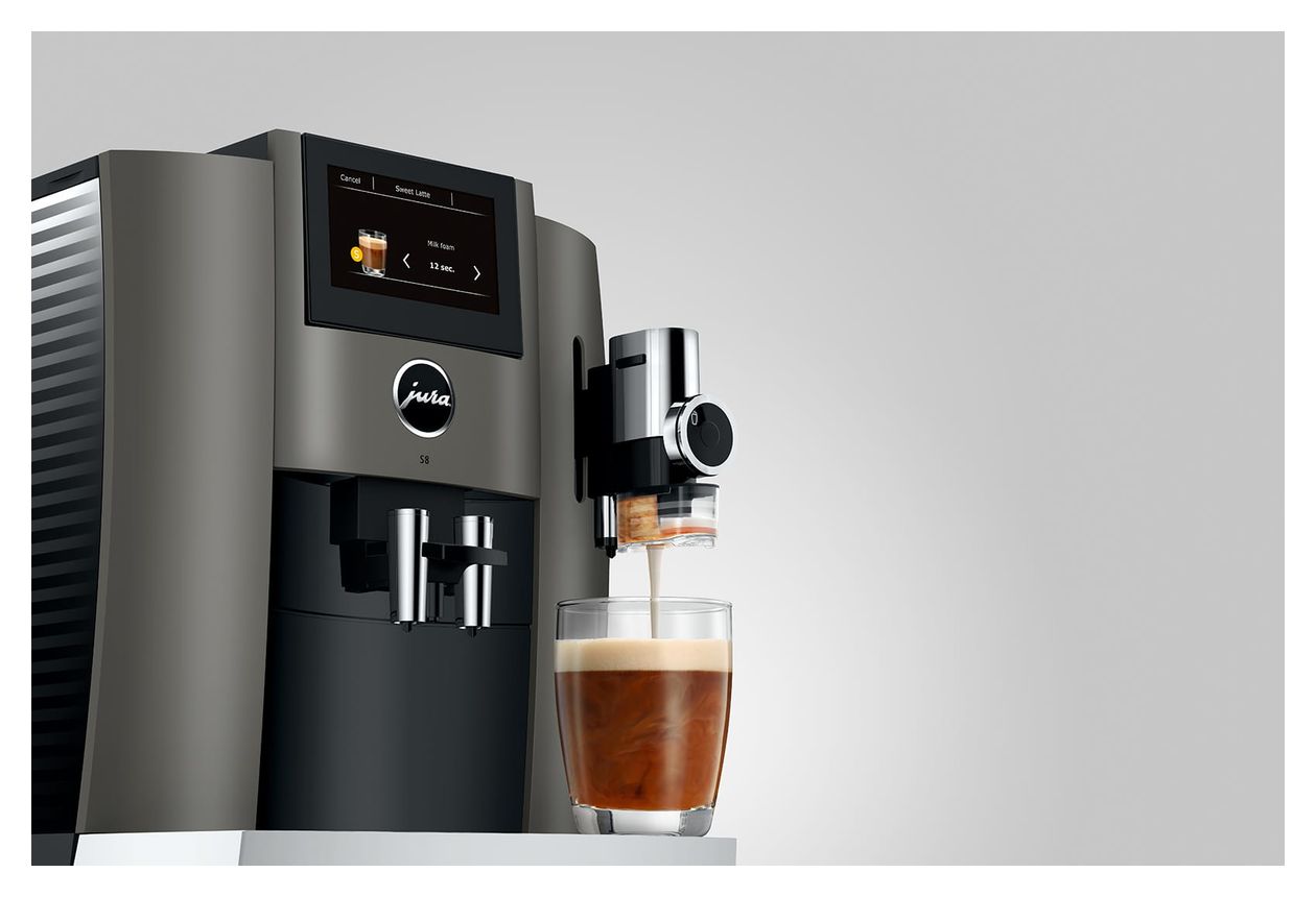 S8 Kaffeevollautomat 15 bar 1,9 l 280 g AutoClean (Dark Inox) 