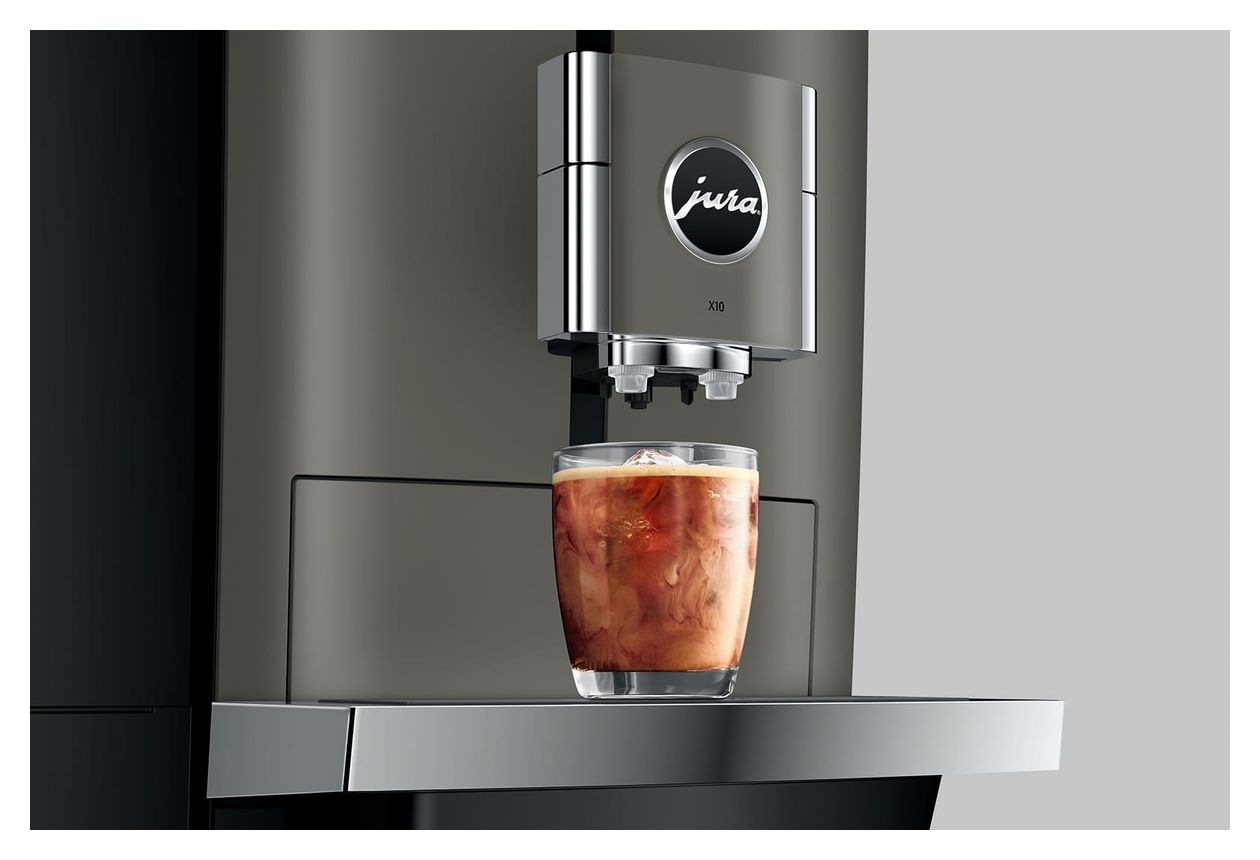 X10 (EB) Kaffeevollautomat 15 bar 2,8 l 500 g  (Stahl, Schwarz) 