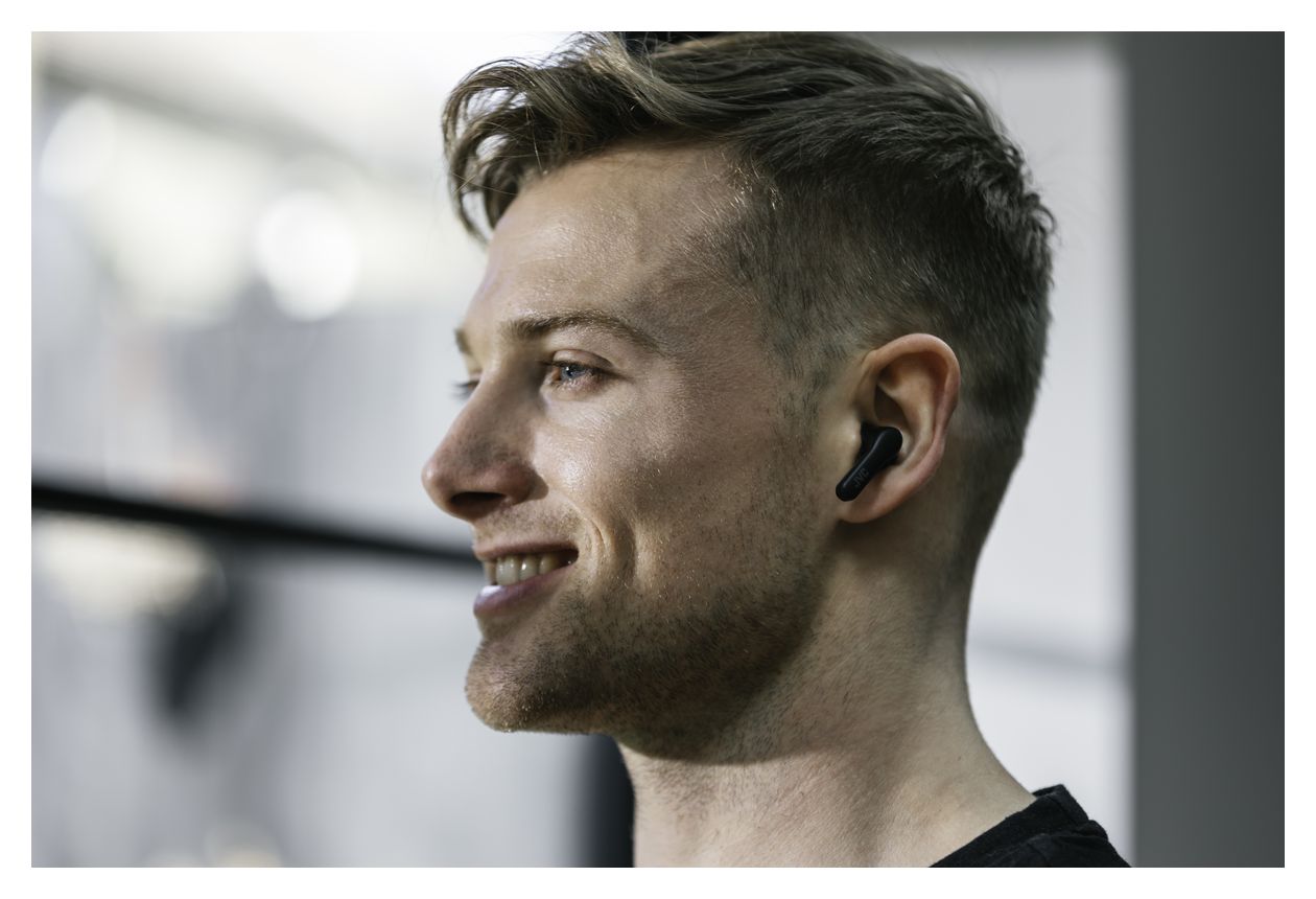 HA-A3T In-Ear Bluetooth Kopfhörer Kabellos TWS 22 h Laufzeit IPX4  (Schwarz) 
