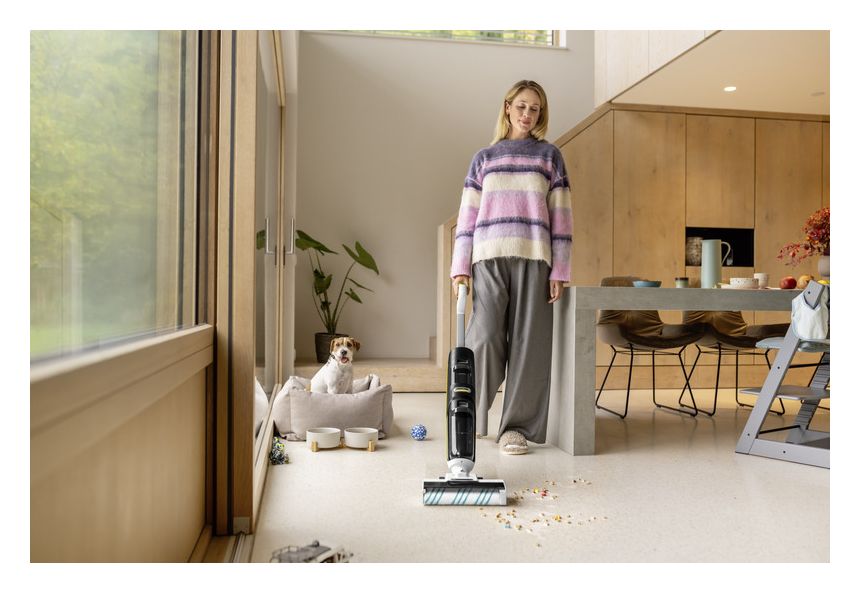 FCV4 Dry Pet & Home Handstaubsauger Beutellos bis 45 min Laufzeit 18 V  (Schwarz) 