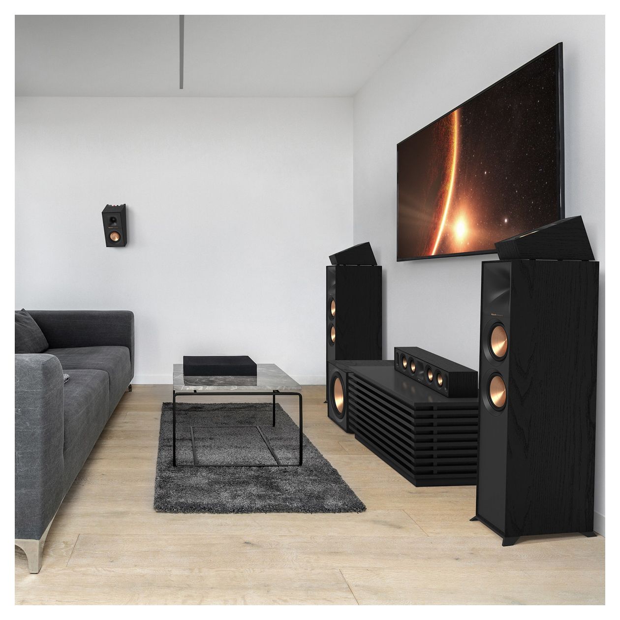 R-600F 400 W 2-Wege Lautsprecher  (Schwarz) 