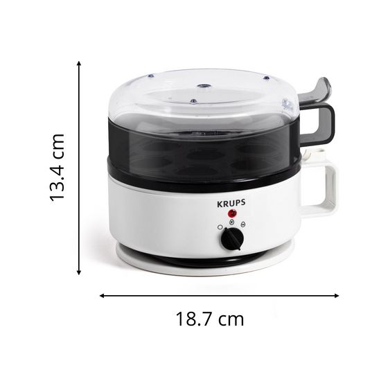 EG230115 Ovomat Super Eierkocher für 7 Eier  (Weiß) 