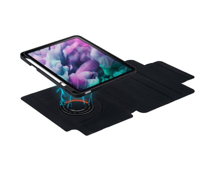 Prestige Folio für Apple iPad 11-inch (A16, 11th generation) (2025) (A3354, A3355, A3356) iPad 10.9-inch (10th generation) (2022) (A2757, A2777, A2696) bis 27,7 cm (10.9") mit Magnetverschluss (Schwarz) 