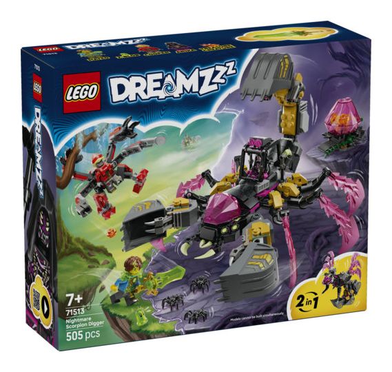 Albtraum-Skorpionbagger 