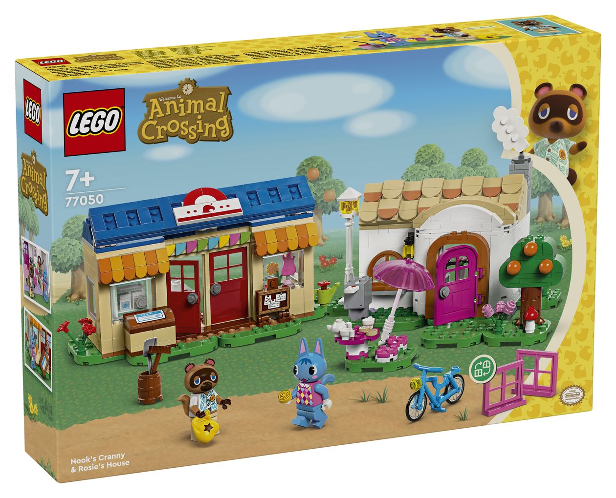 Animal Crossing Nooks Laden und Sophies Haus Bauset 535 Teile  (Mehrfarbig) 