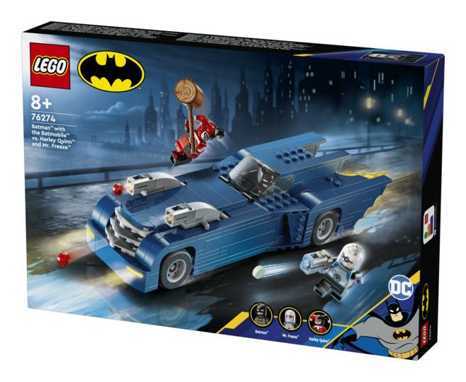 Batman™ im Batmobil™ vs. Harley Quinn™ und Mr. Freeze™ 