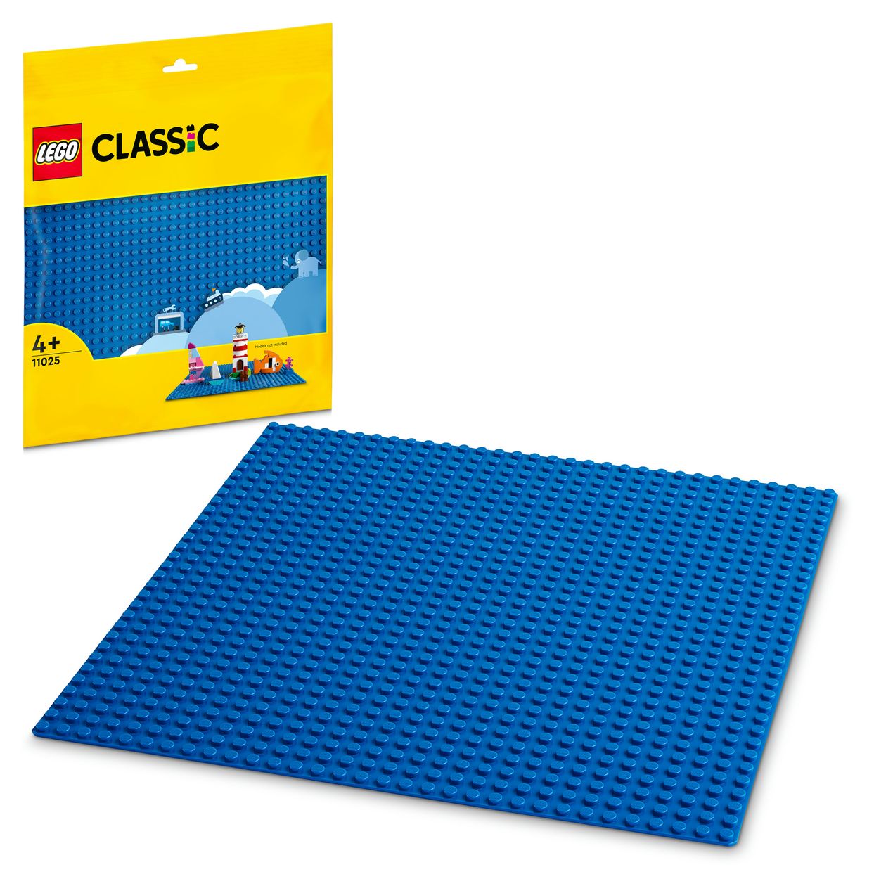 Blaue Bauplatte 