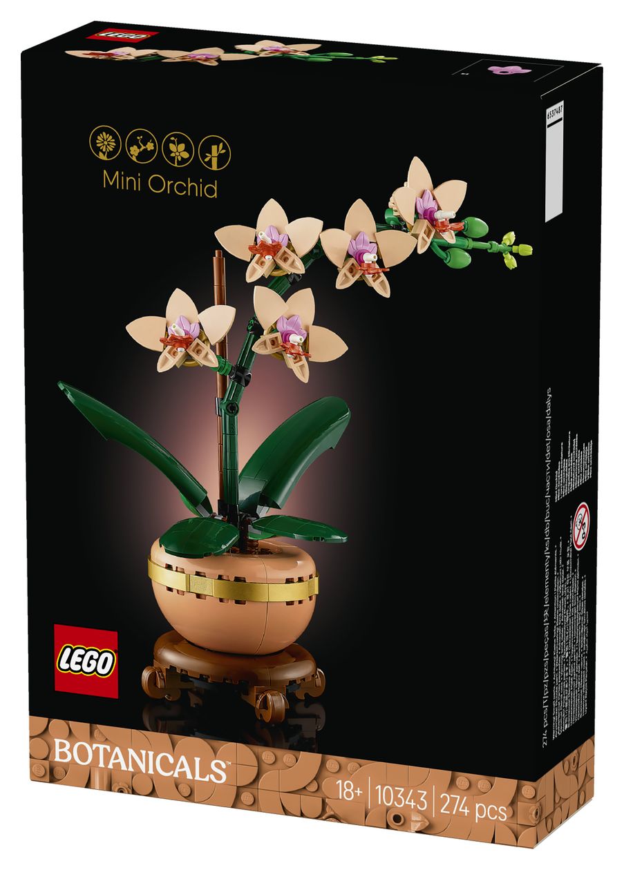 Botanicals Mini-Orchidee Bauset 274 Teile  (Mehrfarbig) 