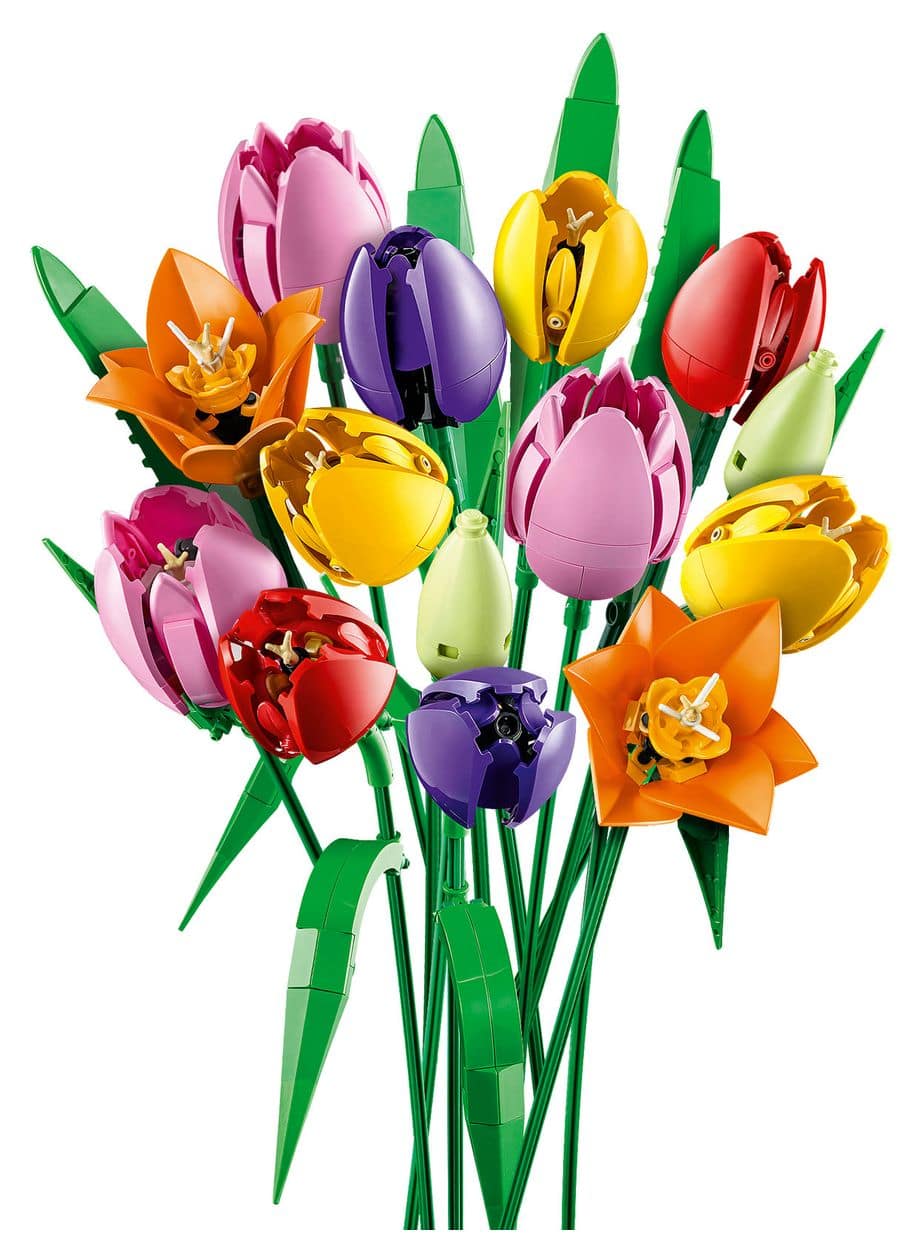Botanicals Tulpenstrauß Bauset 576 Teile  (Mehrfarbig) 