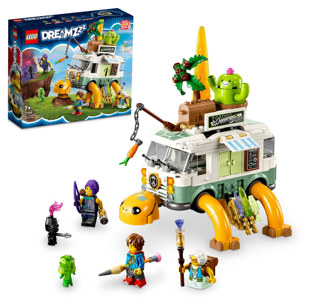 DREAMZzz Mrs. Castillos Schildkrötenbus Bauset 434 Stück(e)  (Mehrfarbig) 