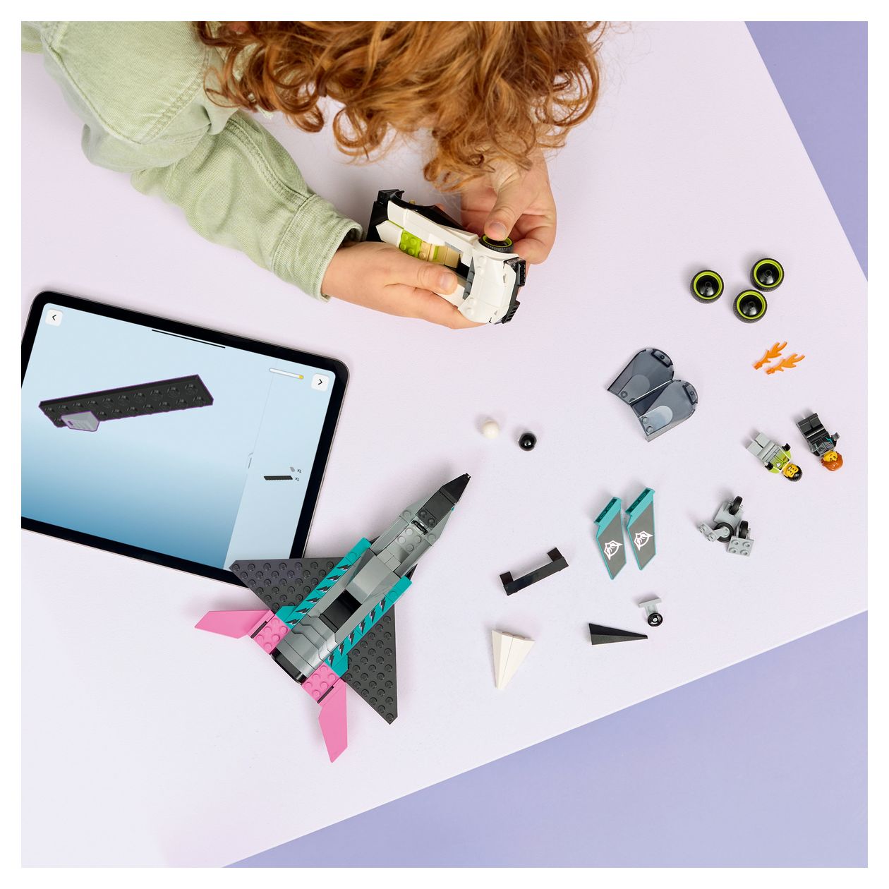 Düsenflieger vs. Rennauto 