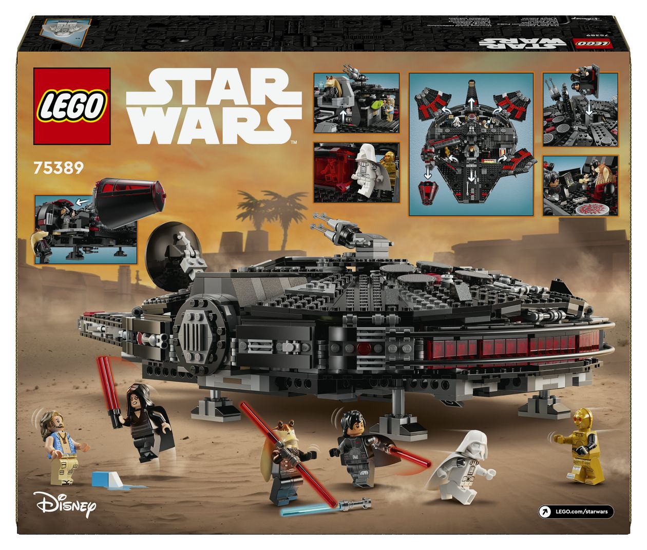 Dunkler Millennium Falke 