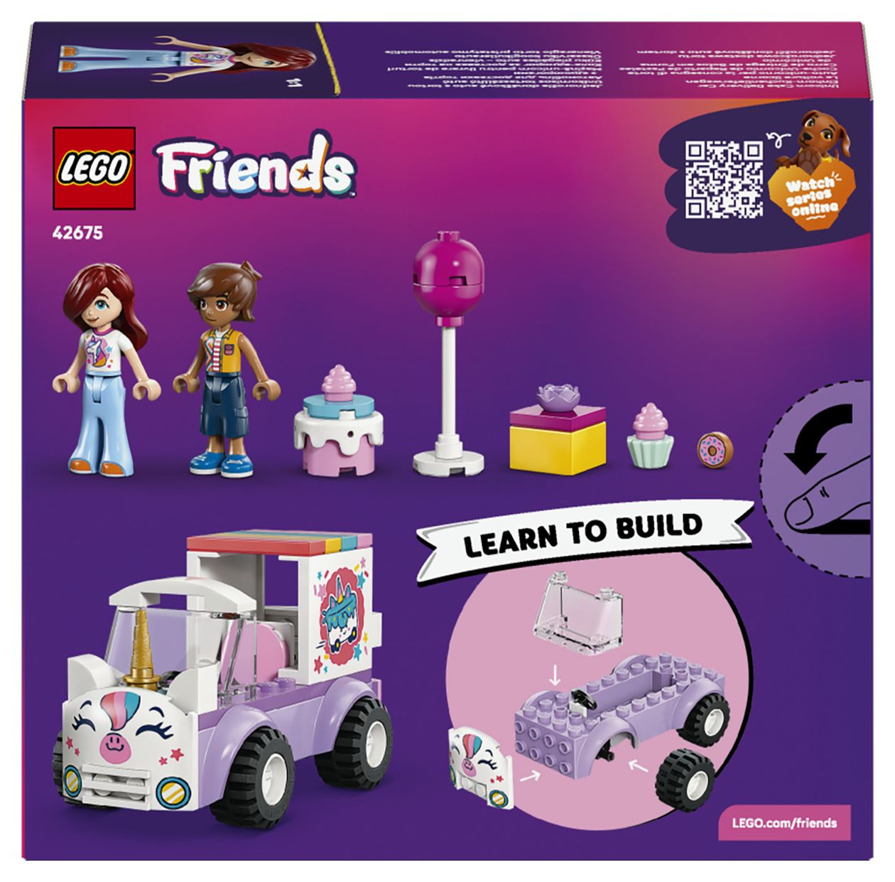 Einhorn-Kuchenlieferwagen 