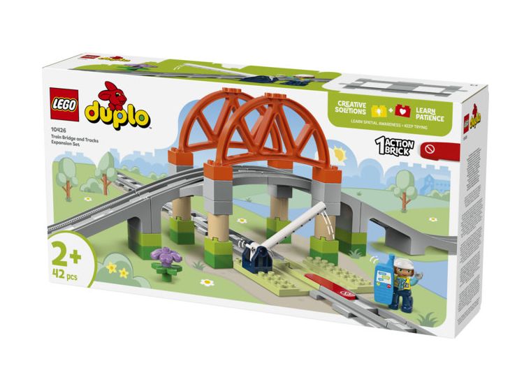 Eisenbahnbrücke und Schienen – Erweiterungsset 