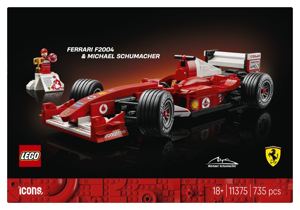 Ferrari F2004 und Michael Schumacher 
