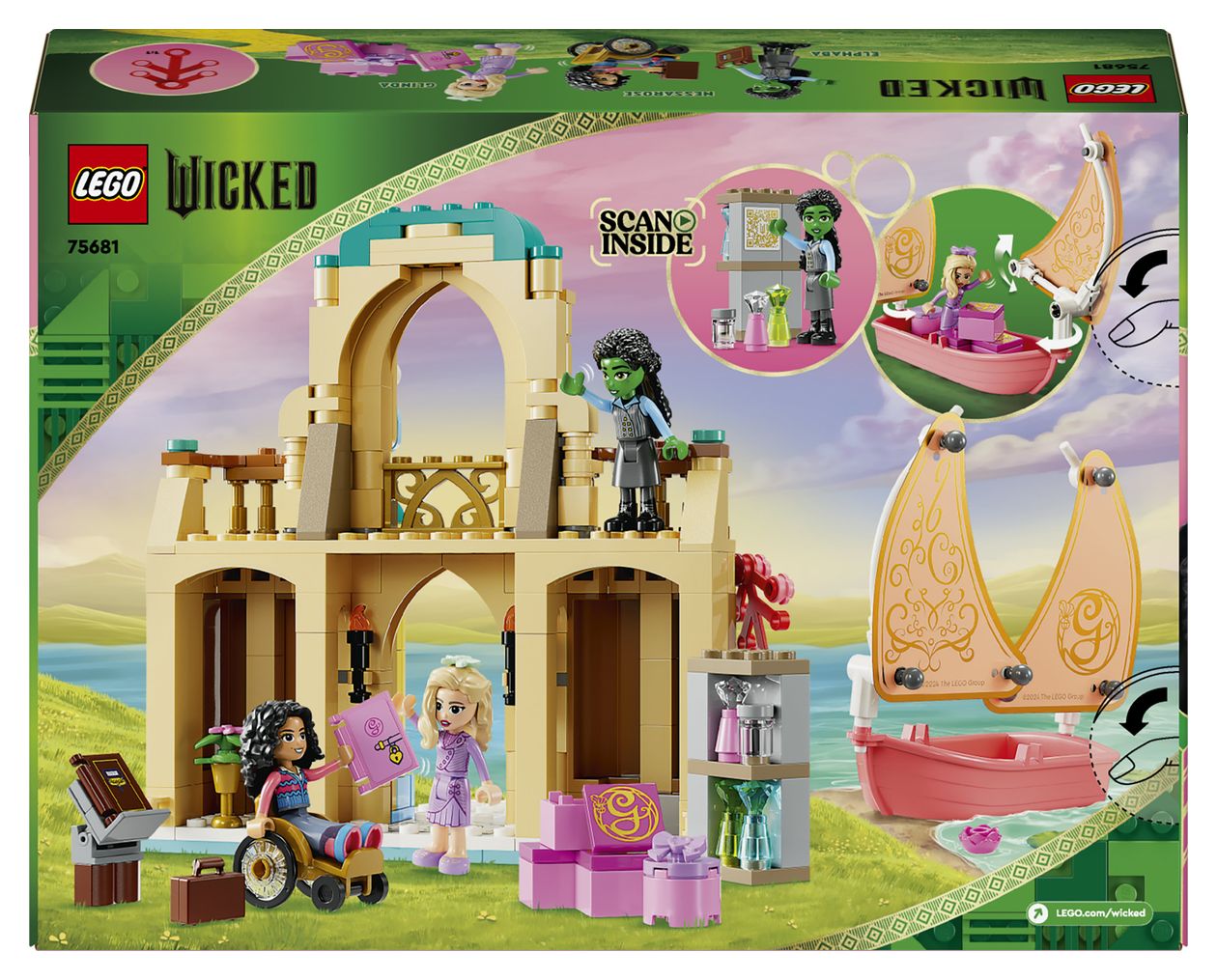 Glinda, Elphaba und Nessarose an der Universität Shiz 