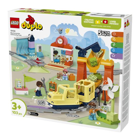 Große interaktive Eisenbahn 