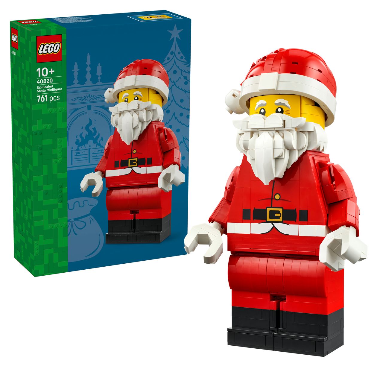 Große Weihnachtsmann-Minifigur 