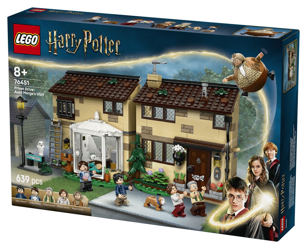 Harry Potter Ligusterweg Tante Magdas Besuch Bauset 639 Teile  (Mehrfarbig) 